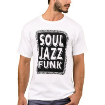 ソウル・ジャズ・ファンク柄Tシャツ