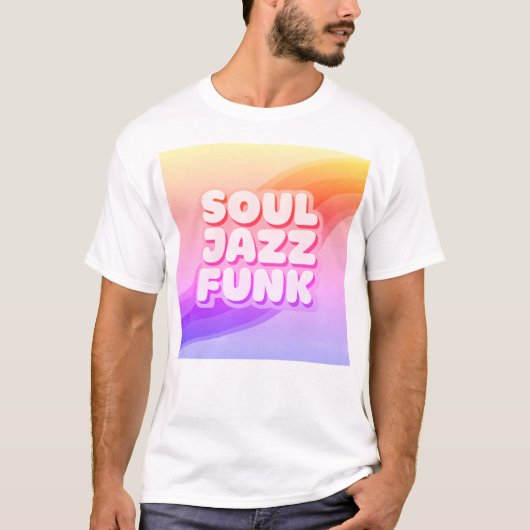 ソウル・ジャズ・ファンク・パステルTシャツ Tシャツ (正面)