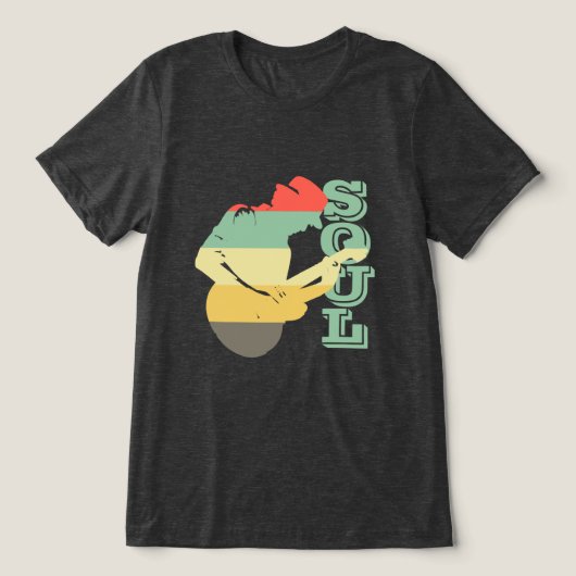 ソウル トライブレンドTシャツ (デザイン正面)