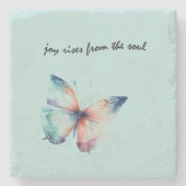 ソウル・バタフライからミント・ジョイが蘇る ストーンコースター (正面)