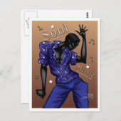 ソウル・ミュージック ポストカード (正面/裏面)