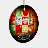 ソウル、南朝鮮のクリスマスのオーナメント セラミックオーナメント (右)