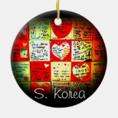 ソウル、南朝鮮のクリスマスのオーナメント セラミックオーナメント (裏面)