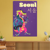 ソウル 韓国旅行ポスター キャンバスプリント (インサイチュ (リビング))