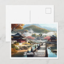 ソウル 韓国 アート ヴィンテージ 旅行 イラスト