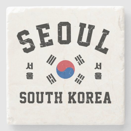 ソウル 韓国 ストーンコースター (正面)