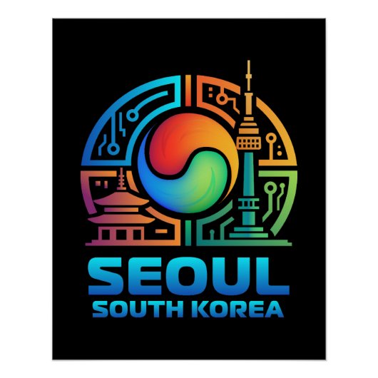 ソウル 韓国 ポスター (正面)