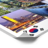 ソウル – 韓国 – モザイク – ポスター (角)