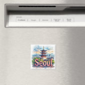 ソウル 韓国 旅行 お土産 記念 マグネット (インサイチュ (食洗機))