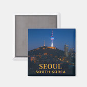 ✈️ ソウル 韓国 旅行 ギフト 🌆 マグネット (正面/裏面)