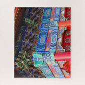 ソウル、韓国~歴史的な宮殿の建築 ジグソーパズル (縦)