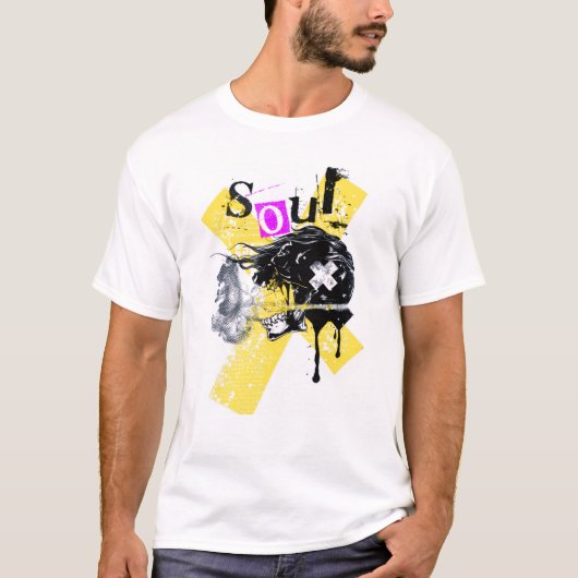 "ソウルX" ドクロTシャツ Tシャツ (正面)