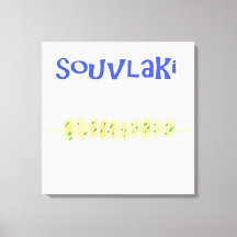 ソウヴラキのギリシャ絵画料理アート