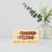 ソウヴラキ肉豚串ギリシャファストフードGreece 名刺 (スタンド正面)