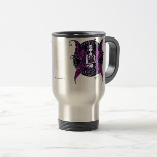 "ソエ"のピンクのCeletial星の妖精の芸術のタンブラー トラベルマグ (正面右)