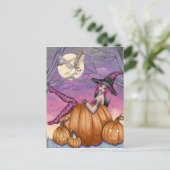 ソエ-カボチャ魔法使いの郵便はがき ポストカード (スタンド正面)