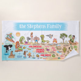 ソカスタムカルサンセットビーチ毛布 ビーチタオル