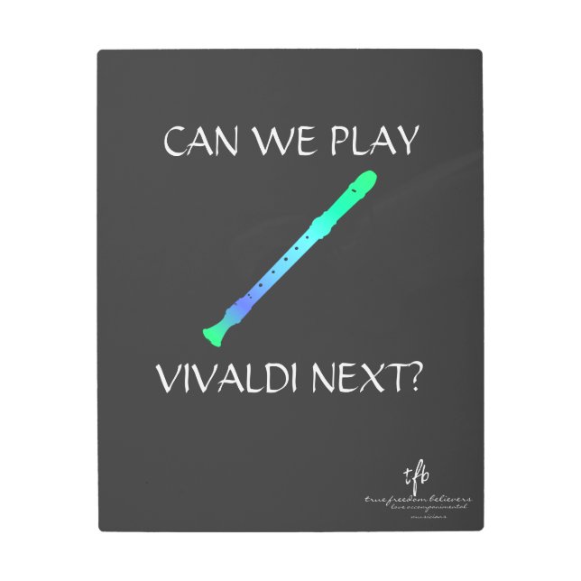 ソカブルースレコーダー メタルプリント (正面)