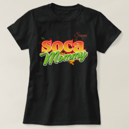 ソカママパーソナライズされた(Soca Mommy) Tシャツ