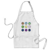 ソカラフルダボトルキャップ スタンダードエプロン (正面)