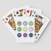 ソカラフルダボトルキャップ トランプ (裏面)