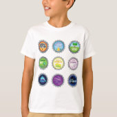 ソカラフルダボトルキャップ Tシャツ (正面)