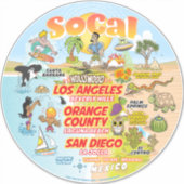 ソカルカスタムカットビニールステッカー シール (正面)