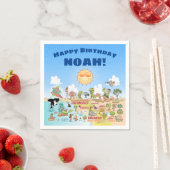 ソカルカスタム誕生日ナプキンス スタンダードカクテルナプキン (インサイチュ)