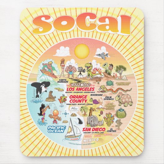 ソカルサンシャイン マウスパッド (正面)