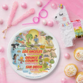 ソカルサンセットプレート ペーパープレート (パーティー)