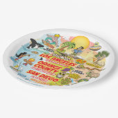 ソカルサンセットプレート ペーパープレート (アングル)