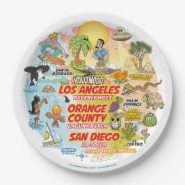 ソカルサンセットプレート ペーパープレート