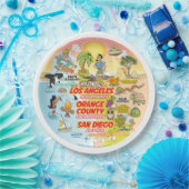 ソカルサンセットプレート ペーパープレート (パーティー)