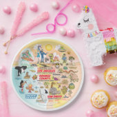 ソカルサンセットプレート ペーパープレート (パーティー)