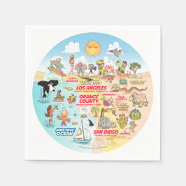 ソカルサンセット スタンダードカクテルナプキン