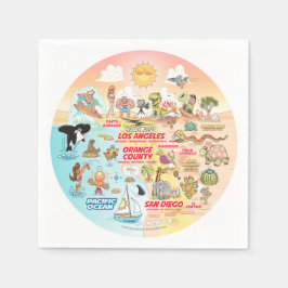 ソカルサンセット スタンダードカクテルナプキン