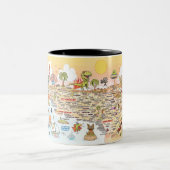 ソカルサンセット ツートーンマグカップ (中央)