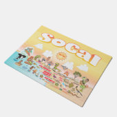 ソカルサンセット ドアマット (アングル)