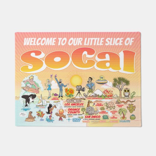 ソカルサンセット ドアマット (正面)