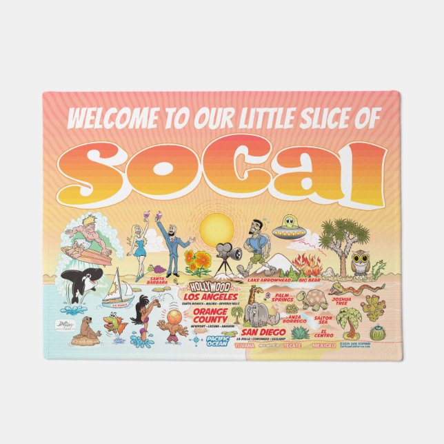 ソカルサンセット ドアマット (正面)