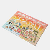 ソカルサンセット ドアマット (アングル)