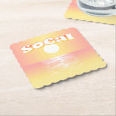 ソカルサンセット ペーパーコースター (アングル)