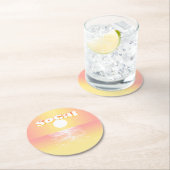 ソカルサンセット ラウンドペーパーコースター (インサイチュ)