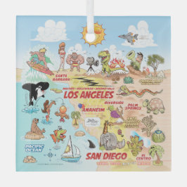 ソカルスクエア ガラスオーナメント