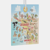 ソカルスクエア ガラスオーナメント (正面右)