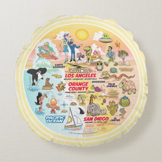 ソカルドリーム ラウンドクッション (正面)