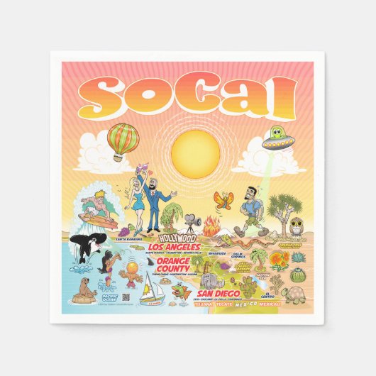 ソカルナプキンス スタンダードカクテルナプキン (正面)