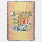 ソカルパラダイス スローブランケット (正面縦)