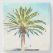 ソカルパームツリー ストーンコースター (正面)