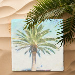 ソカルパームツリー ストーンコースター<br><div class="desc">カリフォルニア州ロサンゼルスのヤシの木。</div>